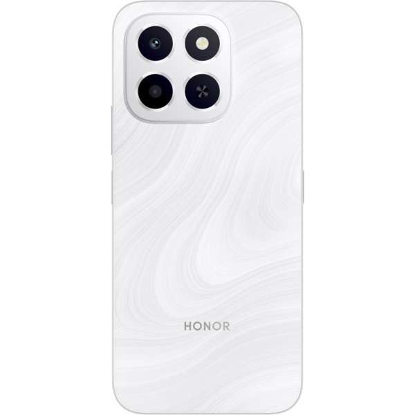 HONOR X6c Smartphone 6GB RAM 128GB ROM, 6.61" 120Hz Display, 50MP Camera, 35W Fast Charging, Dual SIM, Moonlight White – Middle East Version (UAE Type Approved)