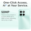 HONOR X6c Smartphone 6GB RAM 128GB ROM, 6.61" 120Hz Display, 50MP Camera, 35W Fast Charging, Dual SIM, Moonlight White – Middle East Version (UAE Type Approved)