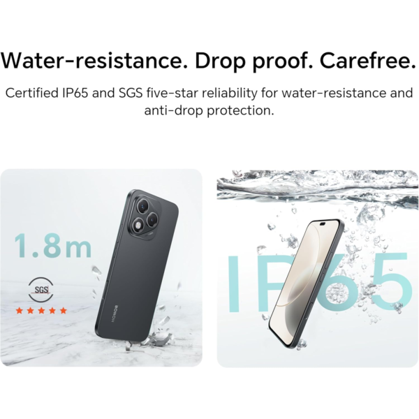 HONOR 400 Lite 5G – 8GB RAM 256GB ROM, 108MP Motion Sensing Camera, 120Hz 6.7 Inch AMOLED Display, Velvet Black – Middle East Version (UAE Type Approved)