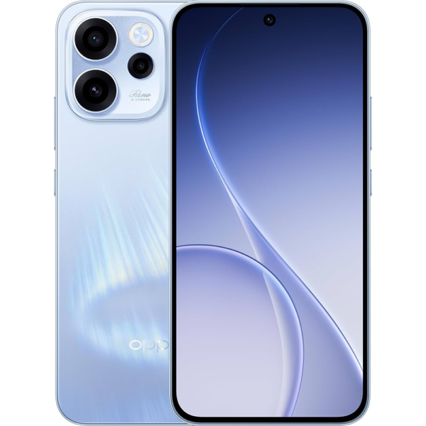 Oppo Reno15 F Dual-SIM 256GB ROM + 8GB RAM (GSM Only | No CDMA) Factory Unlocked 5G Smartphone (Aurora Blue) - International Version