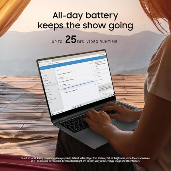 SAMSUNG 16” Galaxy Book5 Pro 360 Copilot+ PC, AI Business Laptop, Windows 11 Pro, Intel Core Ultra 7 Processor 256V,